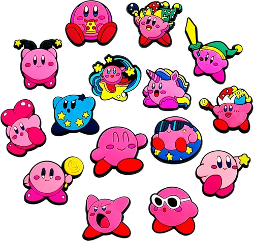 Vista 2 de Liucomue Paquete de 30, 50, 100 dijes de dibujos animados para zapatos de anime, pines a granel para niños Crock Boy Girls, accesorios de decoración