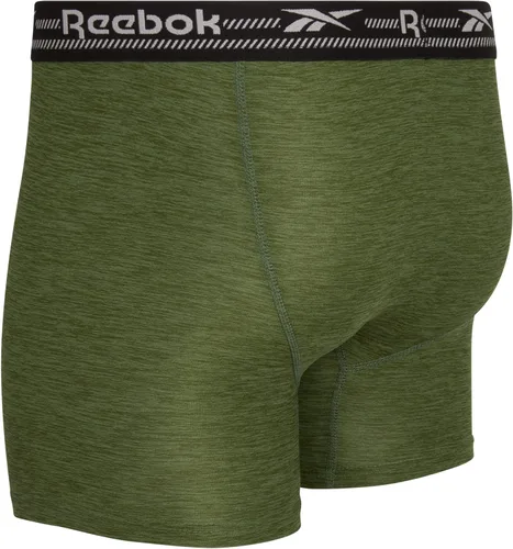 Vista 5 de Reebok Ropa interior para hombre, calzoncillos tipo bóxer de rendimiento (paquete de 8)