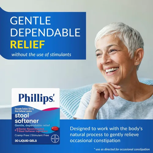 Vista 3 de Phillips' Geles líquidos suavizantes de heces (caja de 30 unidades, paquete de 2)
