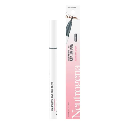 Vista 2 de Neutrogena Microbrow Tint - Bolígrafo de suero tintado de precisión con pantenol para nutrir y acondicionar las cejas, ayuda a crear cejas más