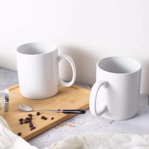 Vista 6 de BYCNZB Juego de 2 tazas de café de cerámica súper grandes de 30 onzas (blanco)