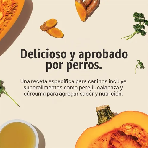 Vista 6 de The Honest Kitchen Caldo Instantáneo de Hueso de Carne con Cúrcuma para Perros, Refuerzo Diario, 102 Gramos