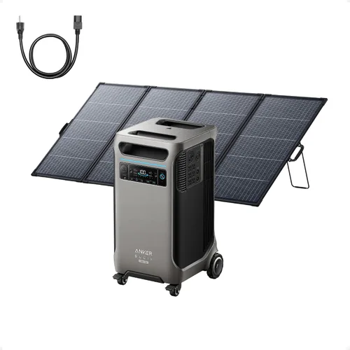 Vista 9 de Anker SOLIX F3800 Power Station con doble concentrador de alimentación y 2