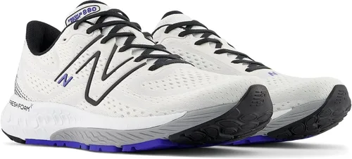 Vista 4 de New Balance Tenis de correr Fresh Foam X 880 V13 para hombre, BlancoNegroSí