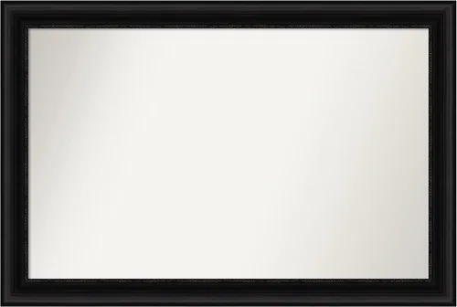 Vista 679 de Amanti Art Espejo personalizado, espejo de baño negro puente, espejo de pared o espejo de tocador de baño sobre el fregadero (26 x 26 pulgadas)