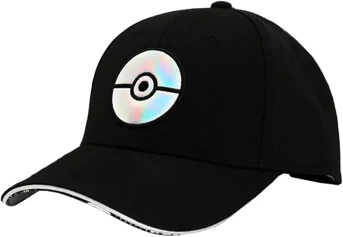 Vista 2 de Pokémon - Sombrero holográfico de poliuretano Pokeball negro Elite Flex