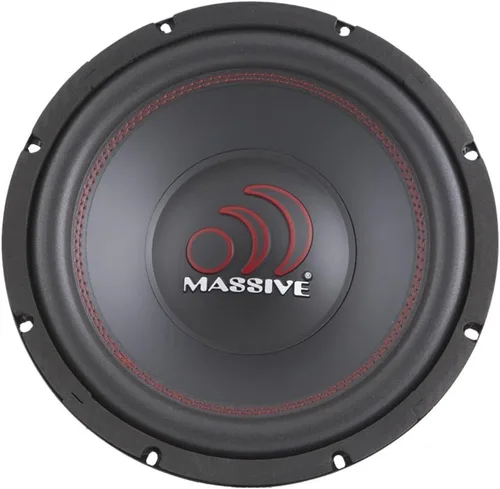 Vista 2 de Massive Audio Subwoofer dual TKO124 de audio para coche de 4 ohmios RMS de 300 vatios de 12
