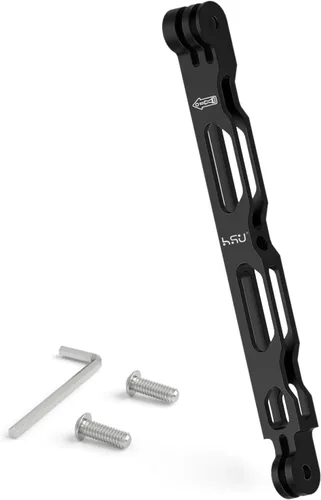 Vista 10 de HSU Brazo de extensión para GoPro, soporte de brazo de extensión de palo de casco de poste de aluminio