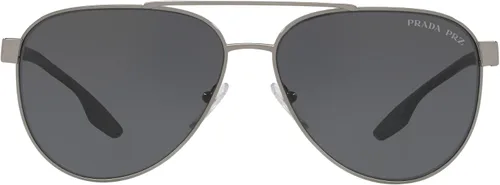 Vista 3 de Prada PS54TS - Gafas de sol 5AV5Z1-58 - Marco de metal gris polar PS54TS-5AV5Z1-58 plomizo
