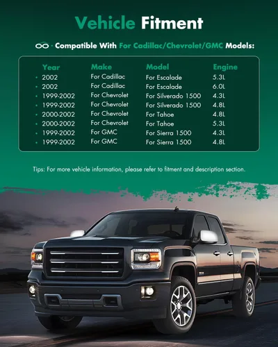 Vista 7 de SCITOO Espejo retrovisor derecho para el lado del pasajero, compatible con Chevy Silverado 1999-2002, 1500 2500 3500, GMC Sierra 1500 2500 3500