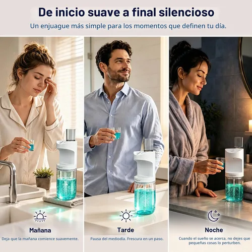 Vista 2 de ZOFGENOW Dispensador automático de enjuague bucal, sin contacto, 3 niveles