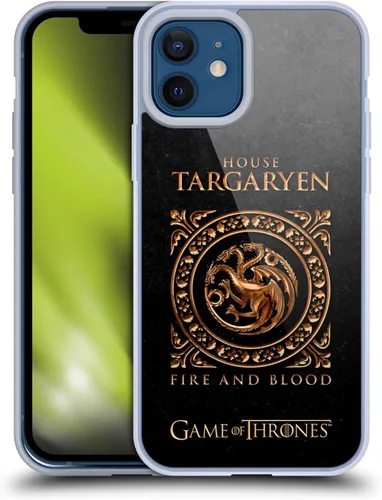 Vista 42 de Producto oficial de HBO Game of Thrones metálico Sigils Soft Gel Case para iPhone de Apple 7 Plus/8 PLUS, Lannister