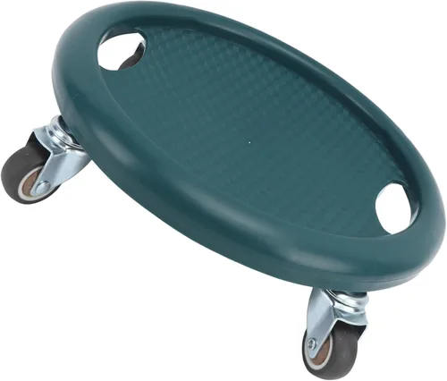 Vista 9 de Rueda de rodillo abdominal, tabla de equipo de entrenamiento abdominal para entrenamiento de núcleo (verde oscuro)