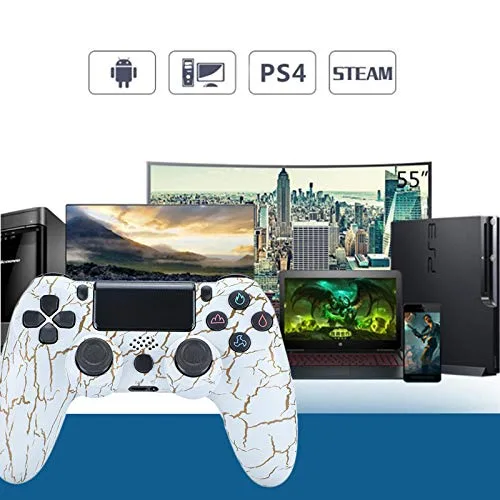Vista 4 de Controller for PS4 , Wireless Controller Compatible with PS4PS4 ProPS4 SlimPC with Touch PanelAudio Function6-Axies SensorDual Vibration,600mAh