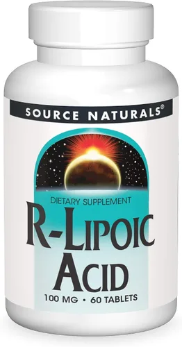 Vista 8 de Source Naturals Ácido R-lipoico 100 mg, 30 tabletas