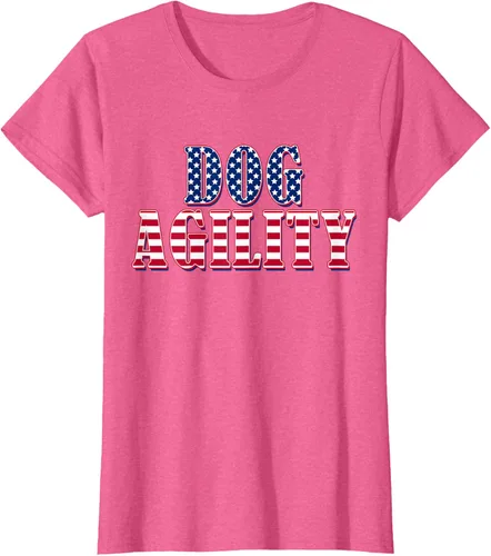 Vista 44 de Dog Agility American Flag - Camiseta de agilidad para perros, Negro