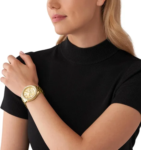 Vista 5 de Michael Kors Whitney - Reloj de acero inoxidable con detalles ostentosos