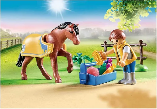 Vista 2 de Playmobil Pony galés coleccionable