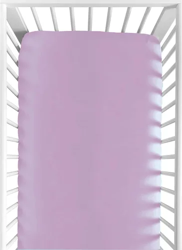 Vista 8 de Sábana bajera ajustable para cuna de popelín de algodón estándar para cuna, funda de colchón de 28 x 52 pulgadas, color azul sólido, sábana