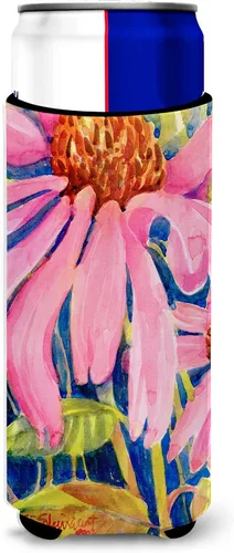 Vista 43 de Caroline's Treasures 6015LITERK Flower – Bird of Paradise Botella de vino Hugger Botella Enfriador de Frigorífico Hugger Funda Abrazadora Lavable a
