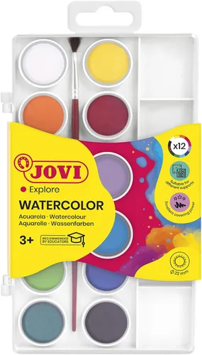Vista 9 de Jovi 800/6, estuche para acuarela, multicolor, 6 unidades (paquete de 1)