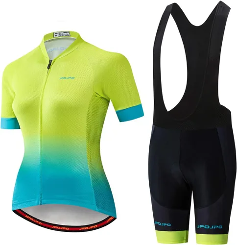 Vista 9 de Mujeres Ciclismo Jersey Conjunto Verano Ciclismo Ropa MTB Jersey Set Secado Rápido Transpirable Verano Bicicletas Uniformes 1