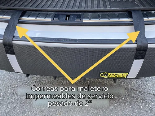 Vista 5 de Protector de Parachoques - Protector de Parachoques Trasero Nuevo y Mejorado para Automóviles y SUVs (76" de Ancho x 6" de Alto)