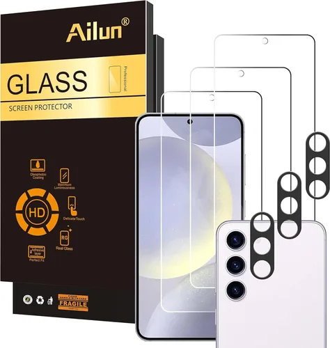 Vista 14 de Ailun - Protector de pantalla de privacidad y protector de lente de cámara para Galaxy S25 Edge
