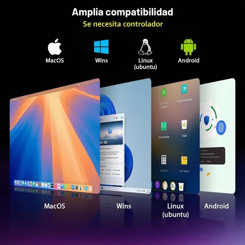 Vista 3 de KYY Necesidad del controlador del extensor de pantalla del ordenador Negro