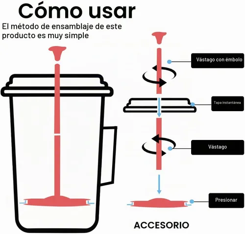 Vista 4 de Paquete de 2 cafeteras de prensa francesa de silicona compatibles con estufas de camping Jetboil Flash, cafetera de prensa francesa para estufas