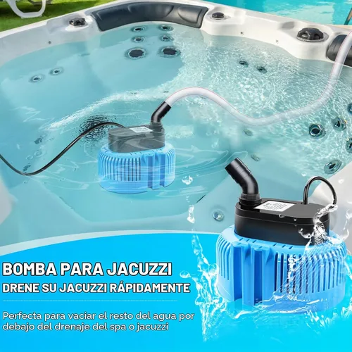 Vista 2 de DeeprBetter Bomba de Cubierta para Alberca Sobre el Suelo, Bomba de Agua Sumergible Bomba de Sumidero para Drenaje, 850 GPH Azul