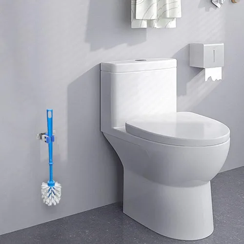 Vista 8 de Soporte para escobas de montaje en pared, soporte para trapeador montado en la pared, colgador de escoba de acero inoxidable, estante