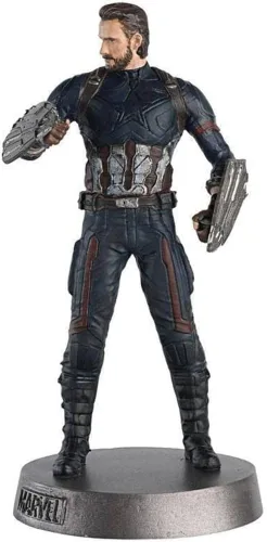 Vista 8 de Colección de pesos pesados de Marvel Figura de metal pesado Capitana Marvel 9