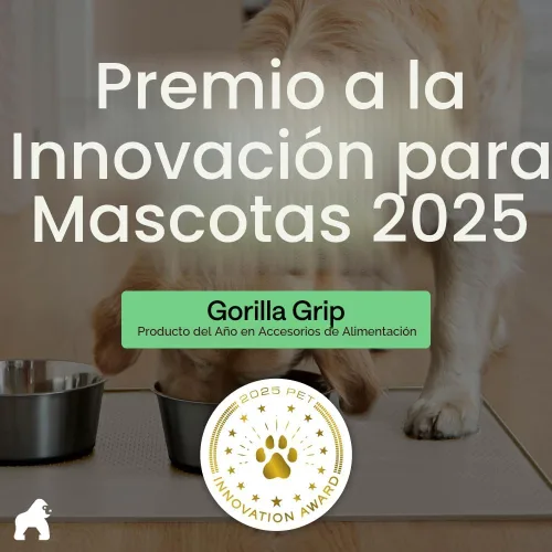 Vista 6 de GORILLA GRIP Alfombrilla para mascotas 100% impermeable con bordes elevados de silicona sin BPA, alfombrillas para comida de gatos y perros que Beige
