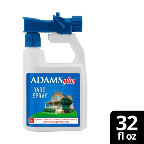 Vista 10 de ADAMS Plus Rociador para Patio, Mata Pulgas, Garrapatas, Mosquitos, Hormigas y Muchos Otros Insectos Molestos en Áreas Exteriores, Trata Hasta 5,000