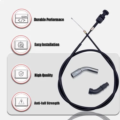 Vista 6 de Kit de émbolo de cable de estrangulador y válvula de arranque compatible con Honda TRX450 Foreman 450 es 1998 1999 2000 2001 2002 20032004