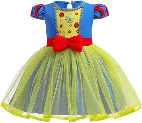 Vista 33 de REXREII Disfraces de princesa para Halloween, carnaval, Navidad, cumpleaños, concurso, fiesta, verano, vestido de tul