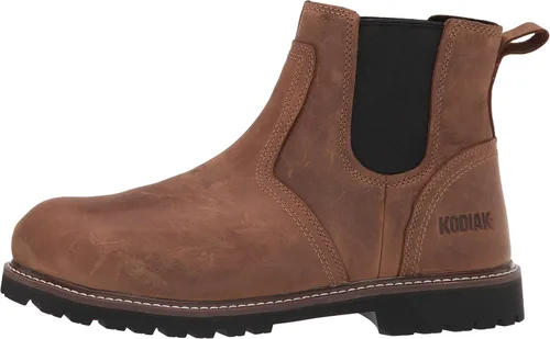 Vista 14 de Kodiak Botas de trabajo Chelsea impermeables McKinney con punta compuesta ESR para hombre Negro