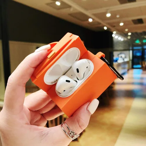 Vista 6 de Funda Compatible con AirPods 1/2, Funda de Bolso Mini Creativa de Moda para Niñas, Elegante Funda de Carga de Protección de Auriculares Inalámbricos