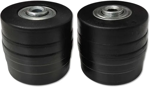 Vista 6 de Kit de reparación de ruedas para maleta de 42 mm de diámetro exterior, piezas de ejes, rodamientos de goma y metal, herramientas, resistente al