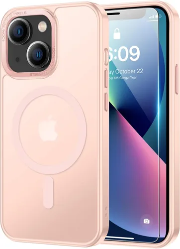 Vista 11 de SEXYMOM Funda magnética para iPhone 11 con protector de pantalla, compatible con carga inalámbrica, prueba de caídas de grado militar de 21 pies, a