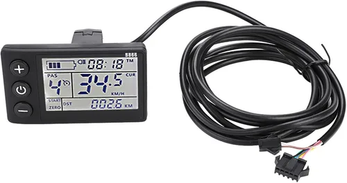Vista 7 de Controlador de motor eléctrico, 36V-48V Panel de pantalla LCD impermeable Kit de controlador sin escobillas para bicicleta eléctrica Scooter