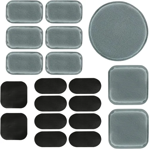 Vista 12 de Universal Airsoft Helmet Pads, Tactical Helmet Replacement Foam Padding Kits Bicycle Accessories Mats for Fast Mich CS ACH FMA USMC PASGT