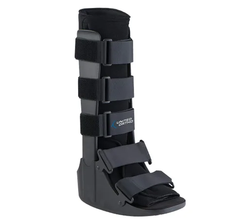 Vista 4 de United Ortho Cam Walker - Bota de fractura, extra pequeña, color negro