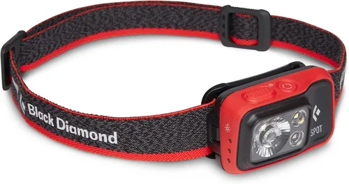Vista 10 de BLACK DIAMOND Spot 350 - Faro delantero, alimentado por AAA, regulable, brillante, grafito 351 lumens, red night vision, Brightness Memory
