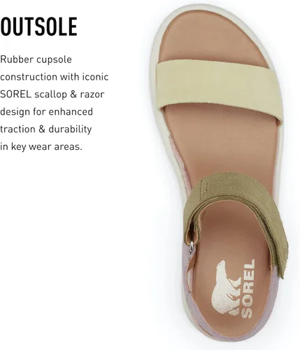 Vista 4 de Sorel Sandalias planas Cameron para mujer