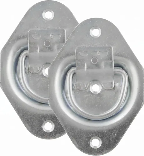 Vista 7 de CURT 83601 - Anclaje de amarre con anillo de cuerda de remolque empotrado de 1-3/8 x 1-7/8 pulgadas, capacidad de 1,200 libras