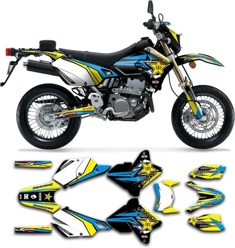 Vista 60 de Kit de calcomanías personalizadas para Suzuki DRZ400 E / DRZ400 Enduro / DRZ400E / DR-Z400E / DRZ400 EN 1999-2024, SZDRSE9919003-KO