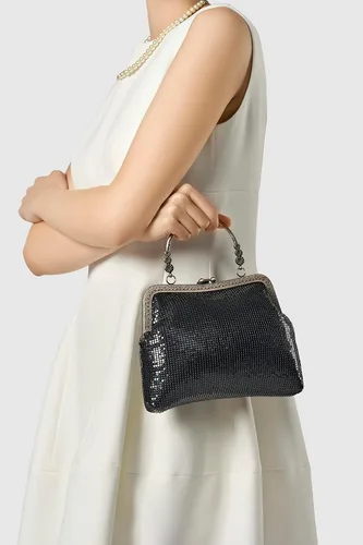 Vista 6 de BABEYOND Bolsos de mano para mujer bolso de noche formal metálico con cuentas para boda fiesta de graduación de los años 20