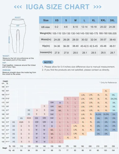 Vista 6 de IUGA Pantalones deportivos para yoga y entrenamiento para mujer, de talle alto, con control de abdomen, bolsillos, tela elástica en 4direcciones